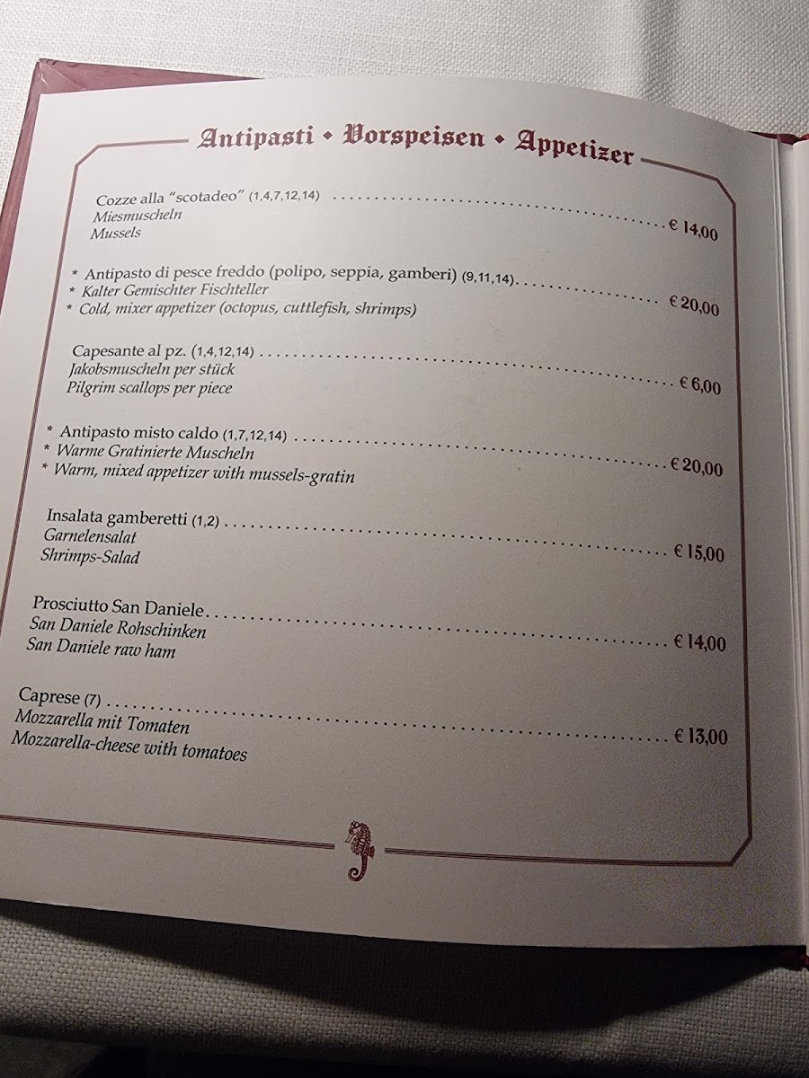 Ristorante al Cavalluccio Duino Menu - Image 3